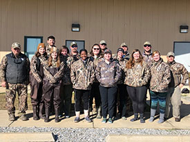 Delta Waterfowl Hunt Program students