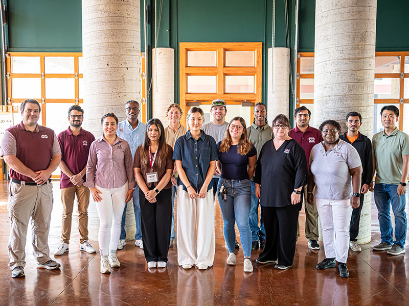 2025 Undergraduate Research Summer Experience students and faculty and doctoral student mentors